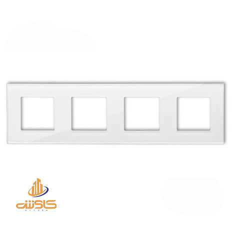 قاب های شیشه ای برند نگزیو، سفید One, two, three, four Frame Glass