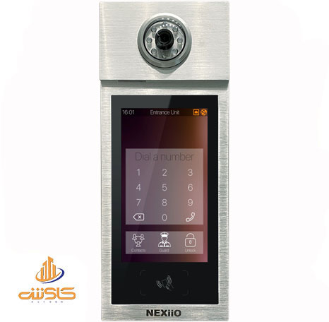 پنل بیرونی آیفون تصویری 1 مگاپیکسل برند نگزیو Nexiio Sip Intercom Outdoor 1MP
